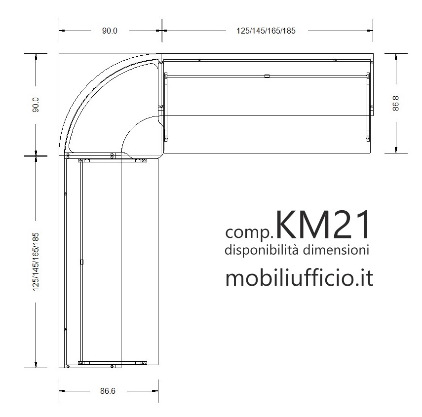 KM21 - misure disponibili
