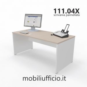 111.04X scrivania OXI prof. 80 base pannellata