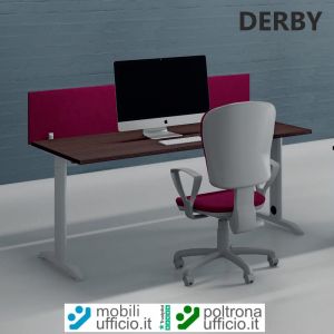 DB/04 scrivania DERBY prof. 80 base a T