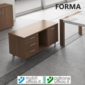 FORMA/04 mobile di servizio FORMA con ante e cassetti frontali