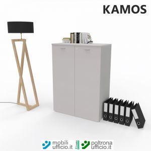 K2/02 mobile medio KAMOS archivio con 2 ante e serratura