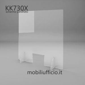 KK730X schermo parafiato da banco con feritoia