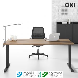 OXI/100 scrivania OXI prof. 70/80 con base a T