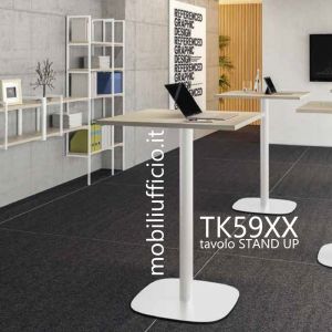 TK59XX tavolino TEKO STAND UP h. 110 base a piantana